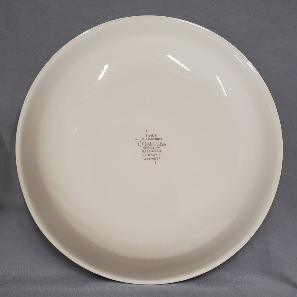 SET OF 4 - CORNING CORELLE - TEXTURED LEAVES - 8.5" SOUP PASTA BOWLS - EUC - Picture 6 of 12